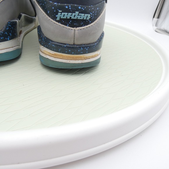 Jordan Dub Zero 311046-007 Mens 9.5 Basketball Shoes Wolf Gray Leather Sneakers - Picture 5 of 13